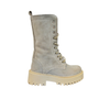 Anfibi in camoscio con Suola Carrarmato – BEIGE ART.3000