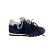 Sneaker camoscio con doppio laccio glitterato - Jeans Argento ART.16