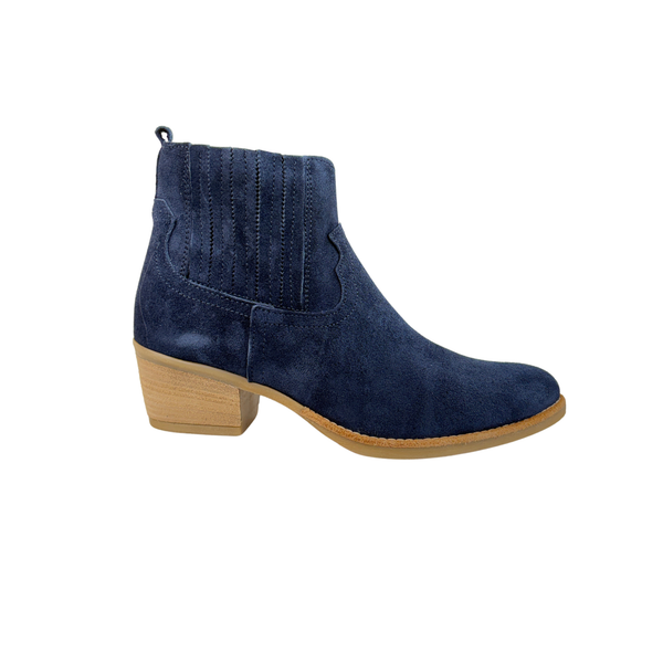 Stivaletto Texano in Camoscio – Jeans ART.8