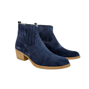 Stivaletto Texano in Camoscio – Jeans ART.8