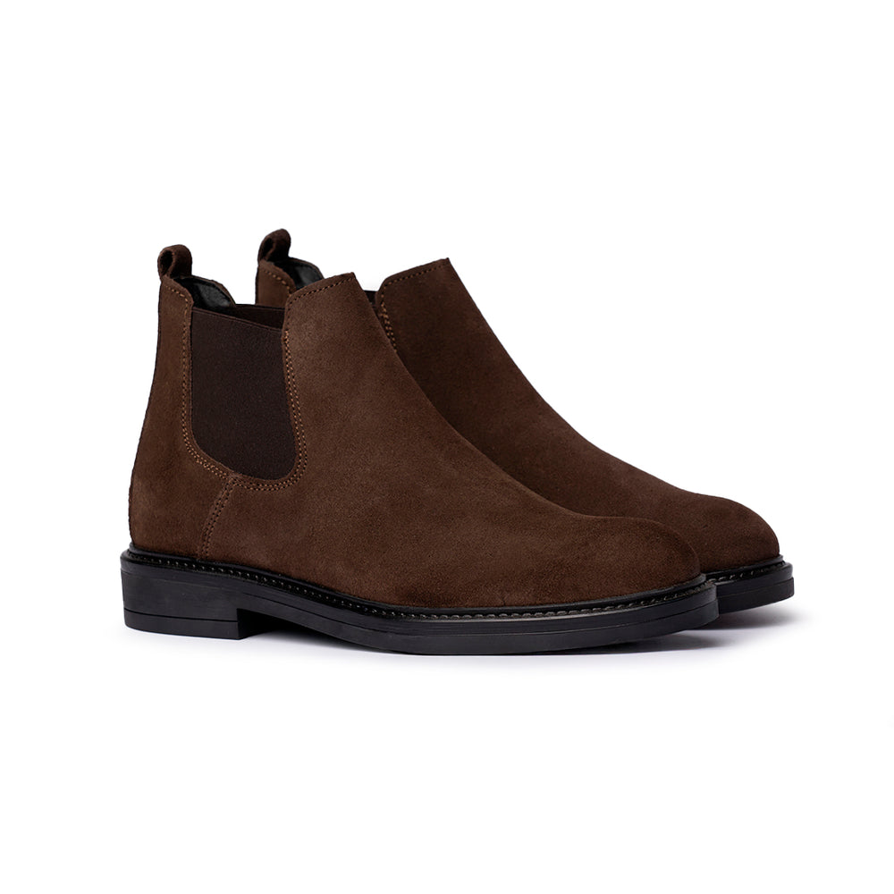 Chelsea Boot in Camoscio – Marrone ART.757