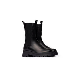 Stivaletto Chelsea con Suola Carrarmato – Nero