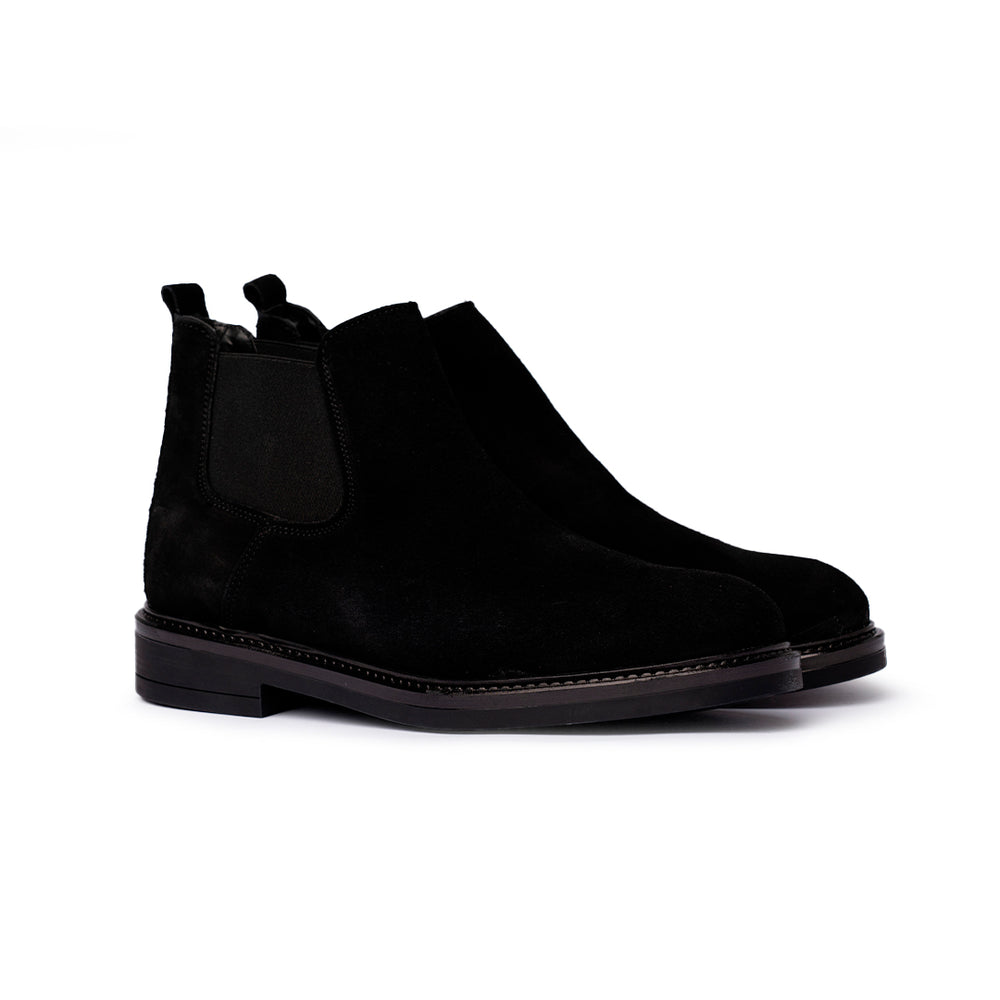 Chelsea Boot in Camoscio – Nero. Art.757