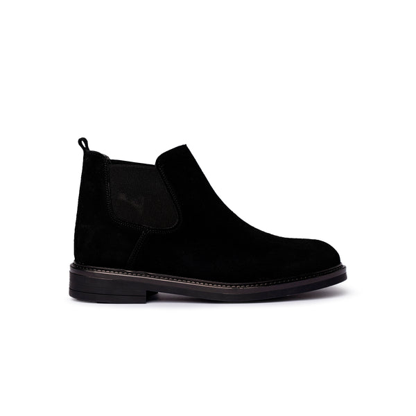 Chelsea Boot in Camoscio – Nero. Art.757