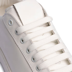 Sneaker in Pelle Bianca con Suola Bianca – Bianco