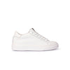 Sneaker in Pelle Bianca con Suola Bianca – Bianco