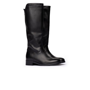 Stivale Classico Nero in Pelle Morbida – Nero