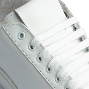 Sneaker in pelle bianca Uomo