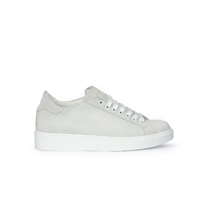 Sneaker in suede beige chiaro Uomo