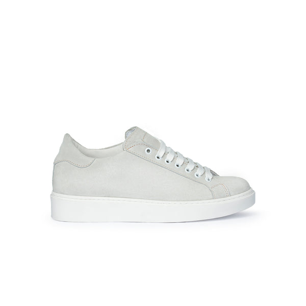 Sneaker in suede beige chiaro Uomo