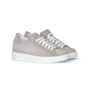 Sneaker in suede grigio chiaro Uomo