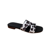 Sandalo H Monocolore - Leopardato Nero ART 3