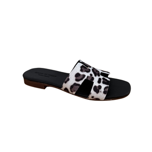 Sandalo H Monocolore - Leopardato Nero ART 3