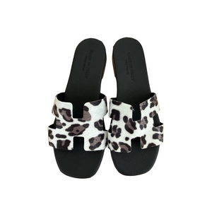 Sandalo H Monocolore - Leopardato Nero ART 3