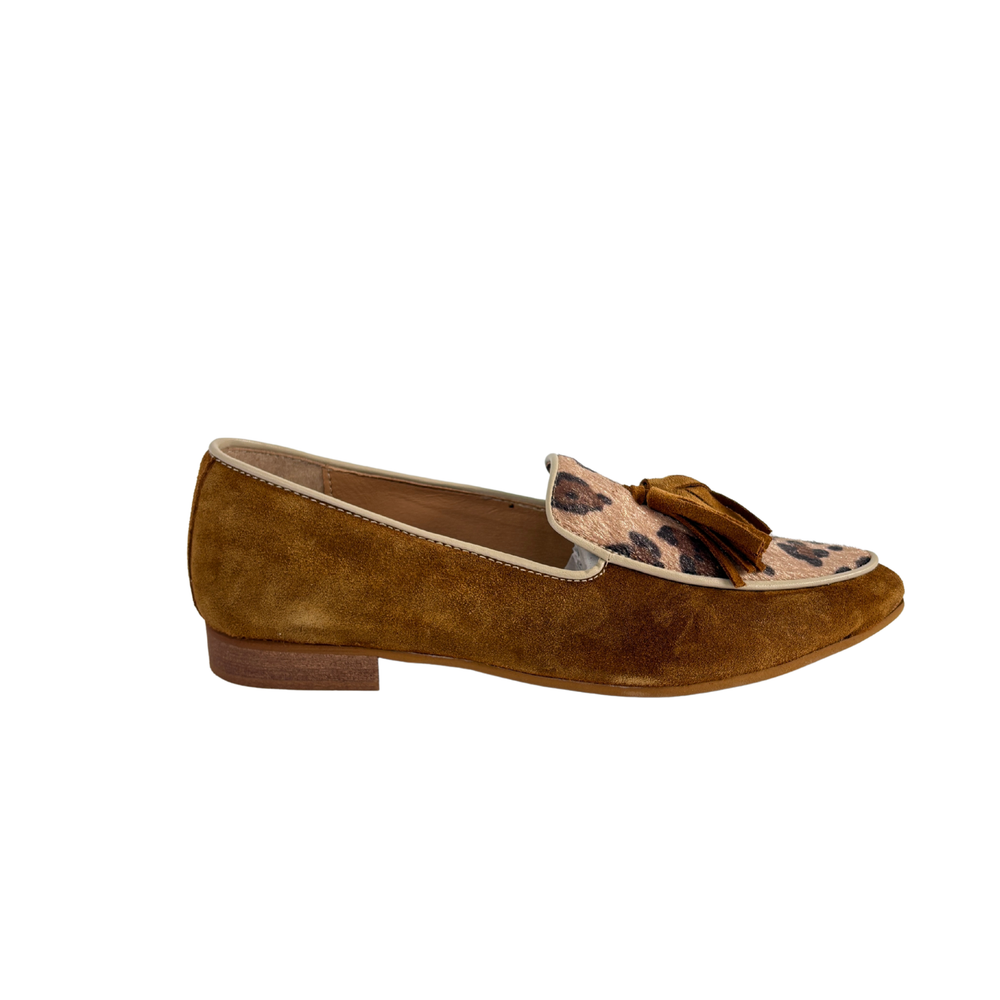 Mocassino in Camoscio  – Leopardato ART 1