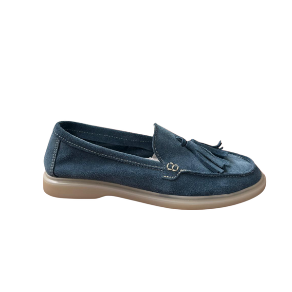 Mocassini morbidi in camoscio - Jeans ART.18