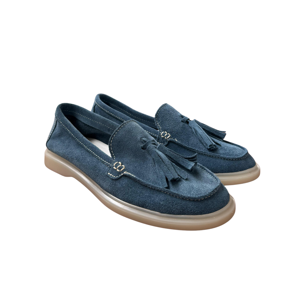 Mocassini morbidi in camoscio - Jeans ART.18