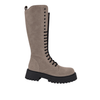 STIVALETTO ALTO STINGRATO IN CAMOSCIO - TORTORA ART 3032
