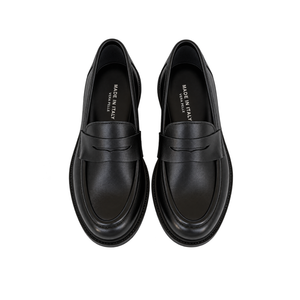 Mocassino donna Nero in Vera Pelle – ART 6000